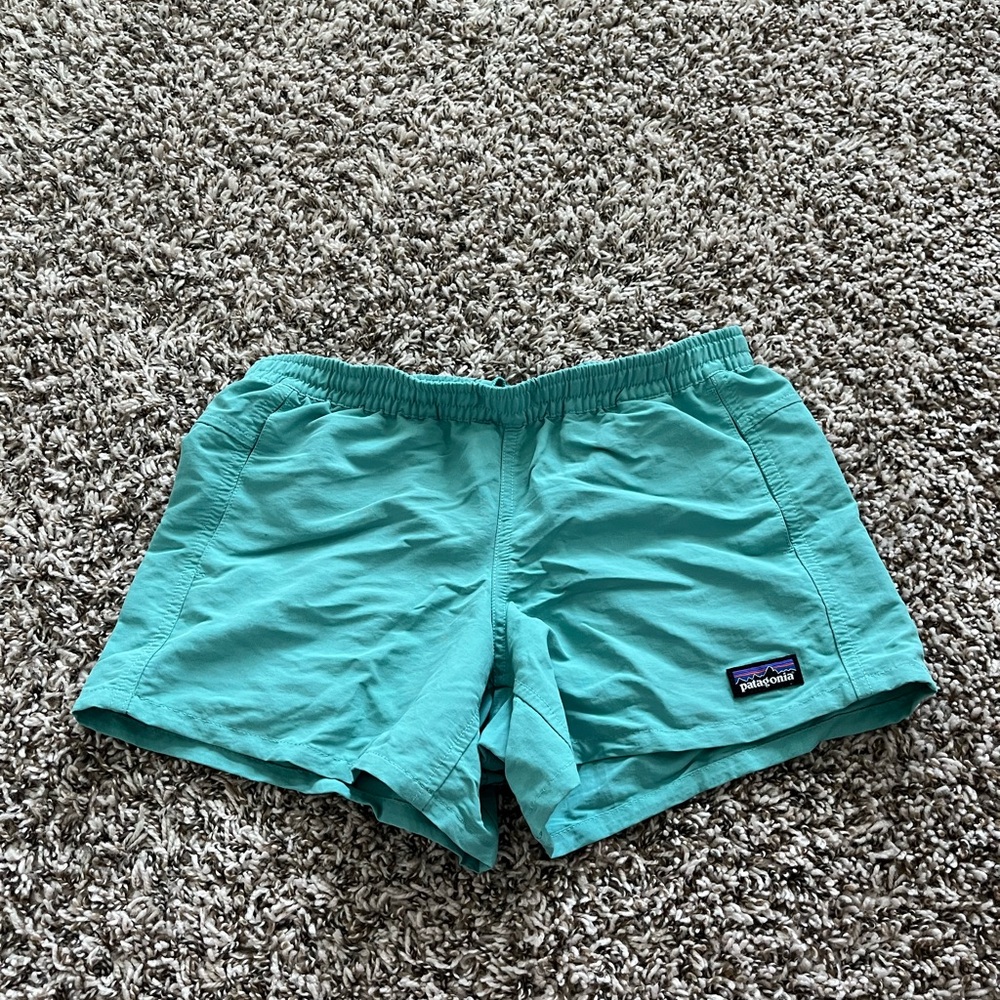 Patagonia Blue Athletic Shorts for Active Comfort
